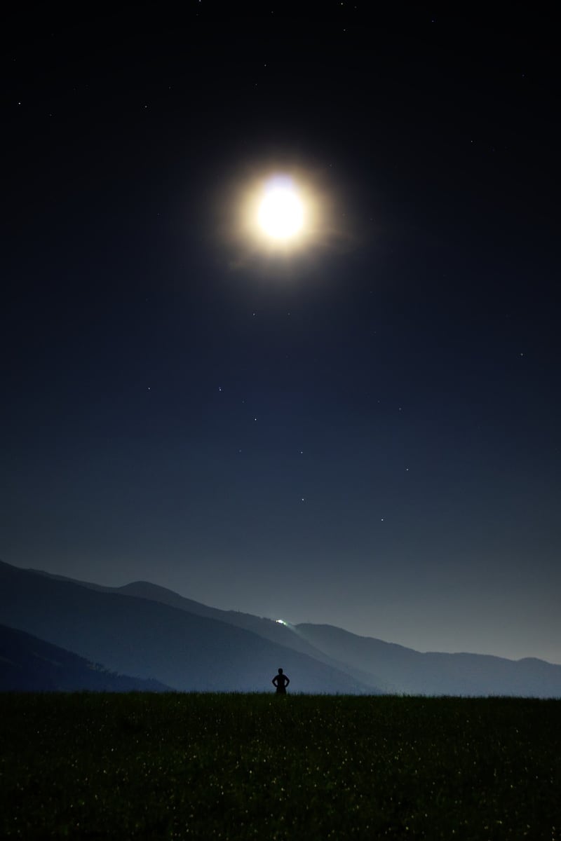 Starry night sky representing dreams and aspirations